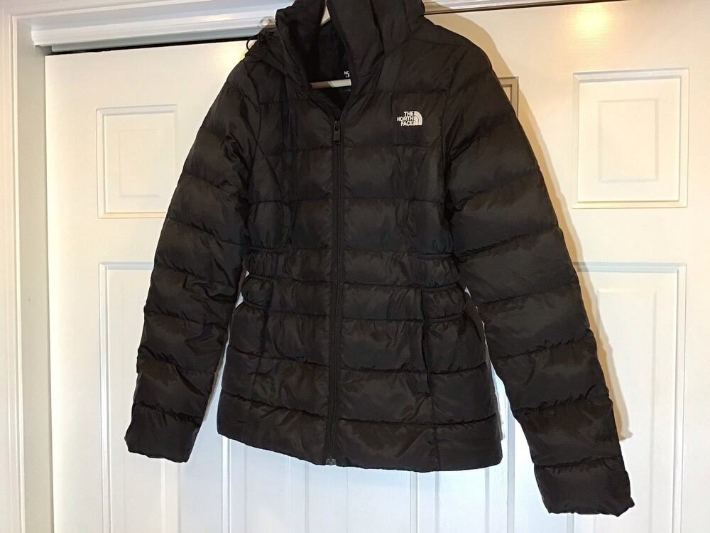 The North Face Gotham II Jacket 550 Fill Goose Down Black Hood Women S NF0A4QQE